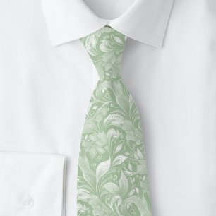 Eucalyptus Botanical Batik Tie
