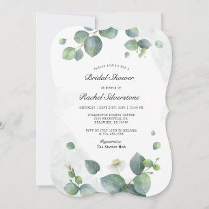 Eucalyptus Botanical Blush Bridal Shower Invitation