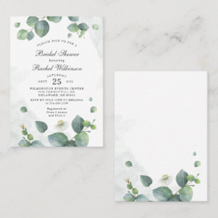 Eucalyptus Botanical Bridal Shower Invitation