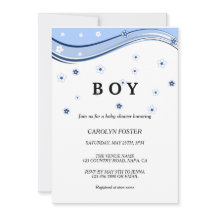 Eucalyptus Botanical Letter Boy Baby Shower Invita