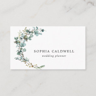 Eucalyptus Botanical Minimalist Business Card