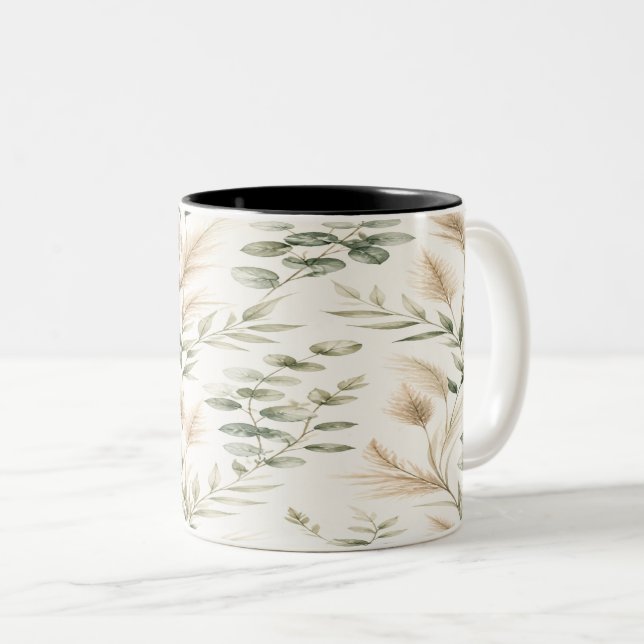 Eucalyptus Botanical Mug (Front Right)