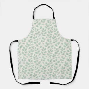 Eucalyptus Botanical Pattern Apron