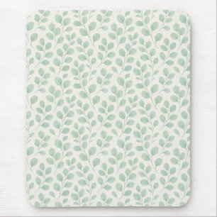 Eucalyptus Botanical Pattern Mouse Mat