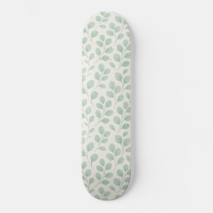 Eucalyptus Botanical Pattern Skateboard