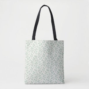 Eucalyptus Botanical Pattern Tote Bag