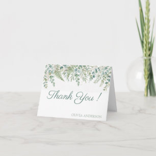 Eucalyptus Botanical Thank You Card