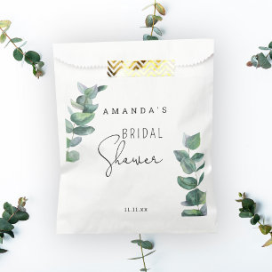 Eucalyptus - bridal shower  favour bags
