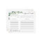 Eucalyptus Bridal Shower Recipe Card