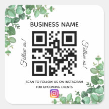 Eucalyptus business name qr code instagram