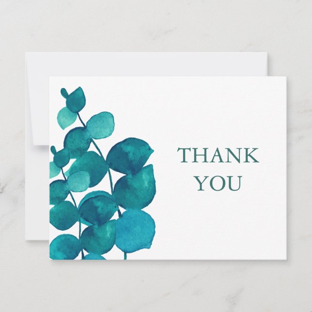 Eucalyptus Business Thank You Card (Front)