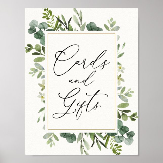 Eucalyptus Cards and Gifts Poster (Front)