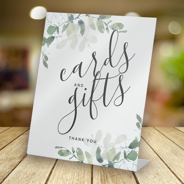 Eucalyptus Cards & Gifts Pedestal Sign (Creator Uploaded)