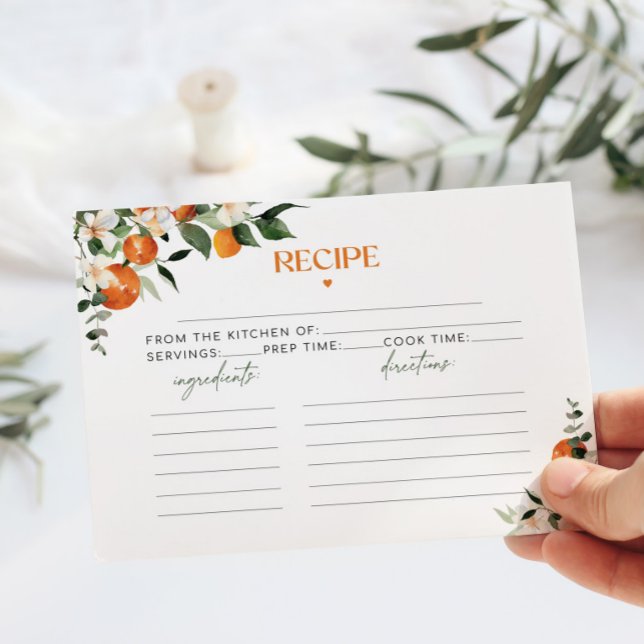 Eucalyptus citrus oranges bridal shower recipe (Creator Uploaded)