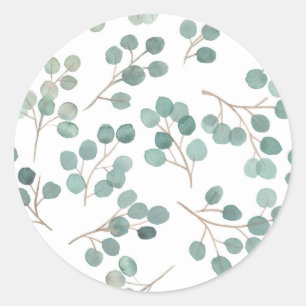Eucalyptus Classic Round Sticker