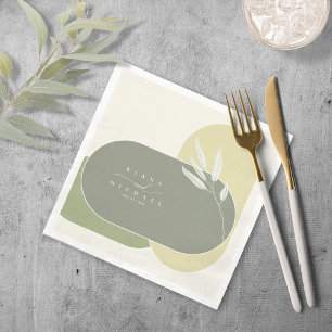 Eucalyptus Colour Tones Wedding Green2 ID901 Napki Napkin