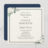 Eucalyptus Cotton | Felt Ecru v2 Bridal Shower