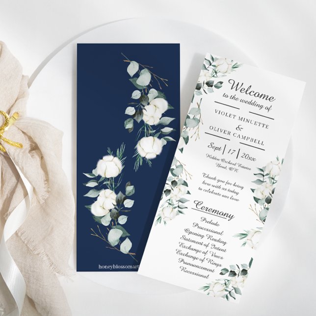 Eucalyptus Cotton | White Modern Flat Program Programme (Creator Uploaded)