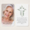 Eucalyptus Cross Photo Memorial Prayer Card