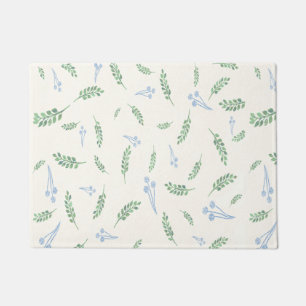 Eucalyptus & Dandelions Botanical Pattern Doormat