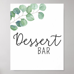 Eucalyptus - Dessert bar poster