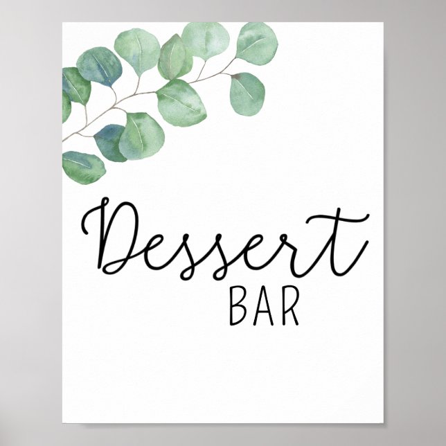 Eucalyptus - Dessert bar poster (Front)