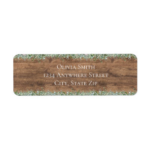Eucalyptus Dusty Rose Address Labels   Greenery