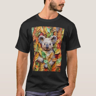 Eucalyptus Enigma An Op Art Koala Experience T-Shirt