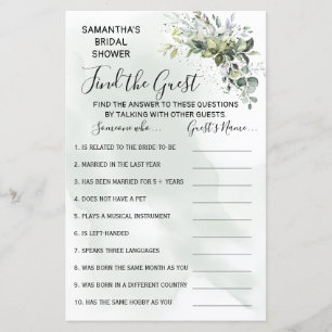 Eucalyptus Find the guest shower bilingual game