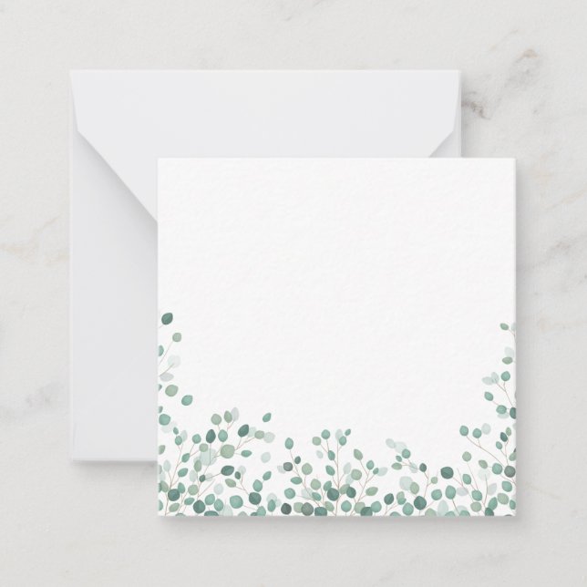 Eucalyptus Foliage  Card (Front)