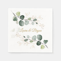 Eucalyptus Foliage Gold Leaves Wedding 