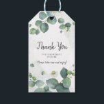 Eucalyptus Foliage Greenery Script Bridal Shower Gift Tags<br><div class="desc">Trendy and modern botanical themed bridal shower favour tags featuring greenery eucalyptus with watercolor blush background. 
Easily change the details by clicking the "Personalise" button.</div>