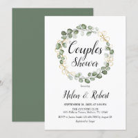 Eucalyptus Foliage Wreath Couples Shower