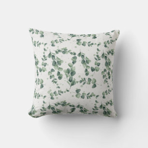 Eucalyptus fresh leafs cushion