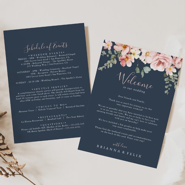 Eucalyptus Garden Floral Wedding Welcome Letter (Creator Uploaded)