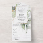 Eucalyptus Glow Gold Greenery Wedding V2