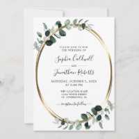 Eucalyptus Gold Metallic All in One Wedding