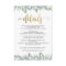 Eucalyptus Gold Wedding Guest Details Information