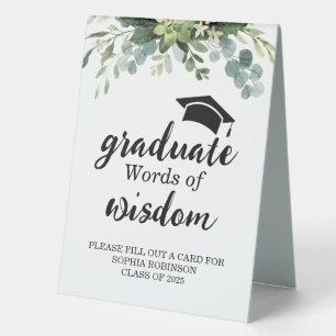Eucalyptus Graduation Party Guest Advice