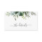 Eucalyptus Green Foliage Wedding Details