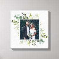 Eucalyptus Green Foliage Wedding Photo Square