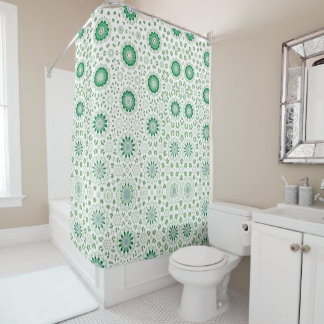Eucalyptus Green Garden Serenity Shower Curtain