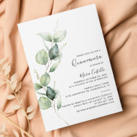 Eucalyptus Greenery 15th Birthday Quinceanera