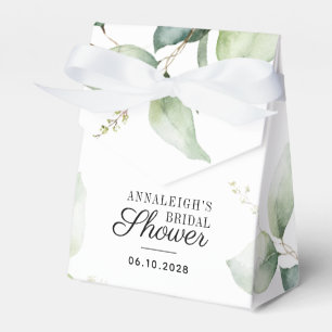 Eucalyptus Greenery Botanical Bridal Shower Favour Box