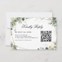 Eucalyptus Greenery Botanical Geometric Wedding RS