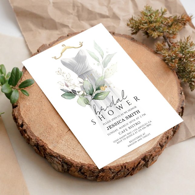 Eucalyptus Greenery Bridal Shower Invitation (Creator Uploaded)