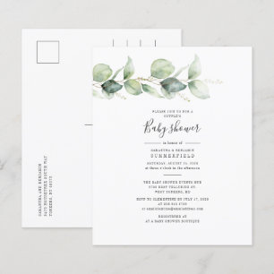 Eucalyptus Greenery Budget Couples Baby Shower