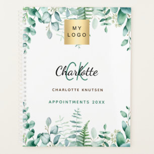 Eucalyptus greenery business logo 2025 planner