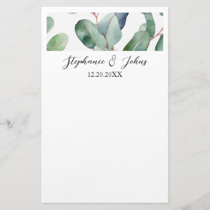 Eucalyptus Greenery Elegant Simple Rustic Wedding Stationery