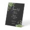 Eucalyptus Greenery Floral Black And White Favours
